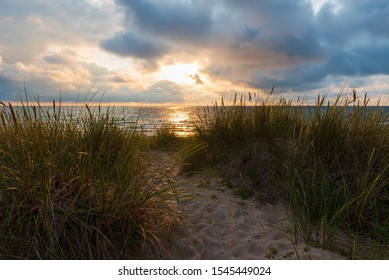 Sandy Coast Of Saaremaa Island, Estonia.