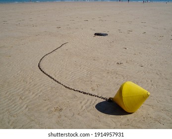 Sandy Ocean Floor After Low Tide