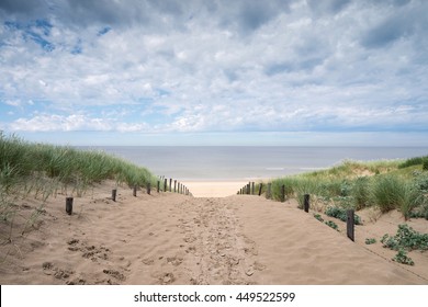 Sandy Path Through The Dunes