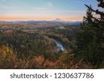 Sandy River and Mount Hood, Jonsrud Viewpoint, Oregon