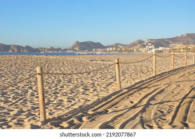 Sandy Sea Shore In Los Cabos, Mexico