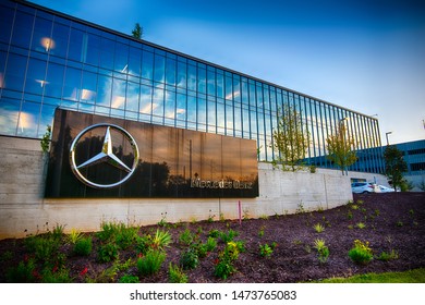 SANDY SPRINGS, GA- Aug. 7, 2019: Mercedes-Benz USA Headquarters In Sandy Springs, GA, On Aug. 7, 2019. The Headquarters Was Relocated To Georgia In 2018 From New Jersey. 