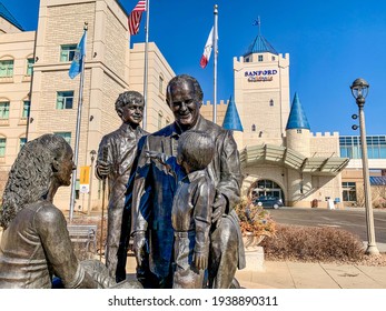 Sanford Health Main Campus, Sioux Falls, South Dakota, USA: 3-2021:  Children's Hospital Castle Of Care