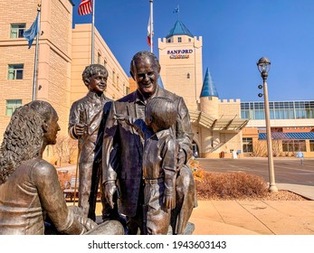 Sanford Health Main Campus, Sioux Falls, South Dakota, USA: 3-2021:  Children's Hospital Castle Of Care