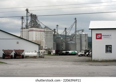 Sangerfield, NY USA. August, 29th 2021. Growmark FS Industrial Plant. 