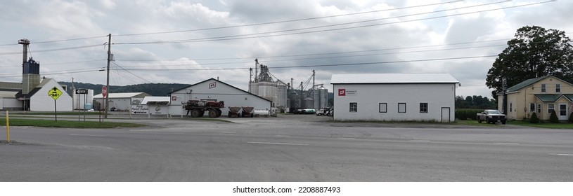 Sangerfield, NY USA. August, 29th 2021. Growmark FS Industrial Plant. 