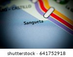 Sangueta Station. Alicante Metro map.