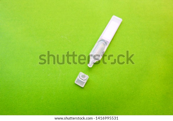 Sanitary Disposable Eyetreatment Eye Drops Stock Photo Edit Now 1416995531