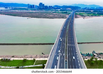 Sanjiangkou Bridge In Fuzhou, Fujian, China