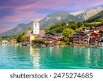 Sankt Wolfgang at Wolfgangsee, Salzkammergut, Austria 