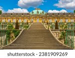 Sanssouci palace and park in Potsdam, Germany