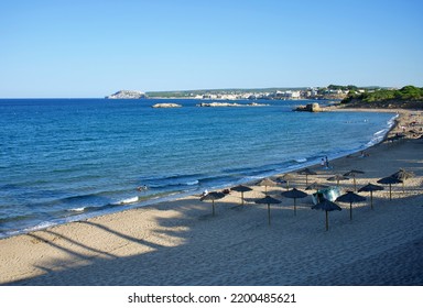 Sant Martí D'Empúries Beach, La Escala, Costa Brava, Catalonia, Spain