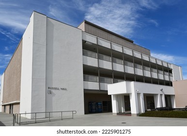 SANTA ANA, CALIFORNIA - 11 NOV 2022: Russell Hall On The Campus Of Santa Ana College.