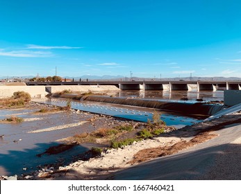 Santa Ana River Riverbed Anaheim California