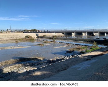 Santa Ana River Riverbed Anaheim California