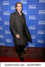 Santa Barbara, CA - Jan 22, 2020: Brad Pitt attends the 35th Annual Santa Barbara International Film Festival, Maltin Modern Master Award at Arlington Theatre