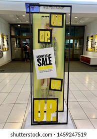 Santa Clara, California (USA) - July 22, 2019. The Nordstrom Anniversary Sale At Westfield Valley Fair Mall In Silicon Valley.