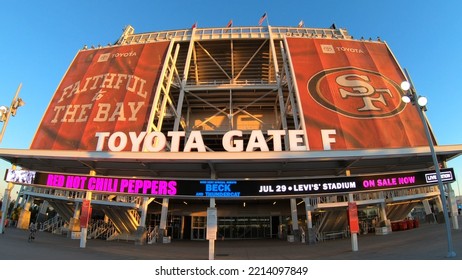 Santa Clara, California, USA, June 28, 2022: Levi's Stadium - Home Venue For The National Football League's San Francisco 49ers.