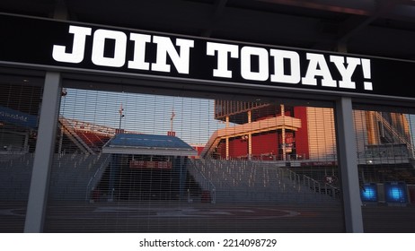 Santa Clara, California, USA, June 28, 2022: Levi's Stadium - Home Venue For The National Football League's San Francisco 49ers.