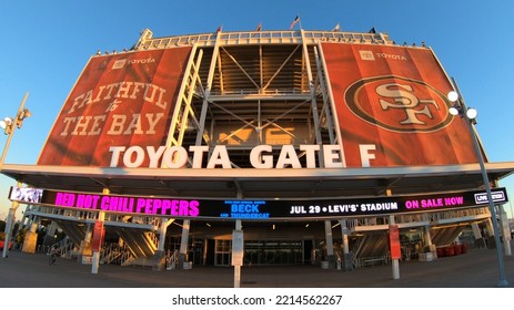 Santa Clara, California, USA, June 28, 2022: Levi's Stadium - Home Venue For The National Football League's San Francisco 49ers.