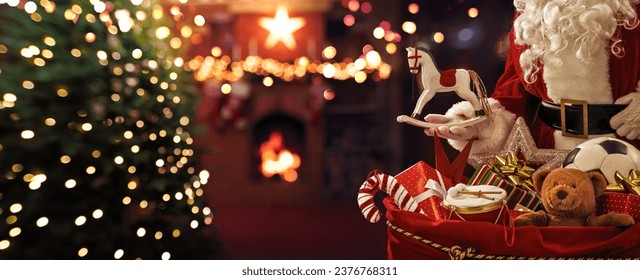 Santa Claus And Christmas Gifts - Powered by Shutterstock