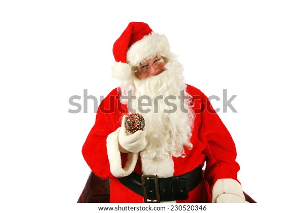 Santa Claus Enjoys Fresh Baked Piping Stock Photo Edit Now 230520346