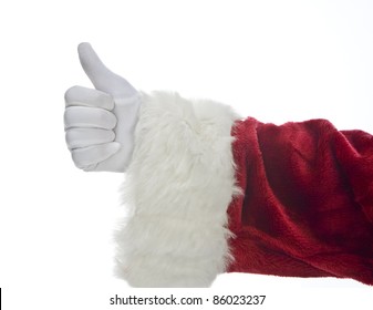 Santa Claus Hand Jester Thumbs Up