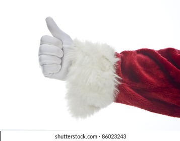 Santa Claus Hand Jester Thumbs Up