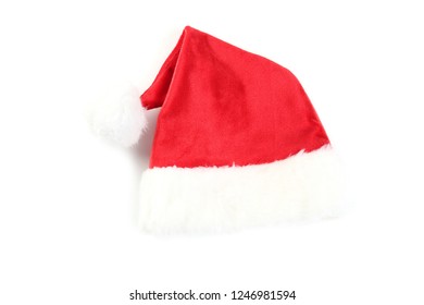 Santa Claus Hat Isolated On White Background