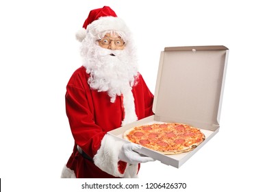 Babbo Natale Pizzeria.Santa Pizza Immagini Foto Stock E Grafica Vettoriale Shutterstock