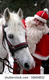 Santa Claus Horses Images Stock Photos Vectors Shutterstock