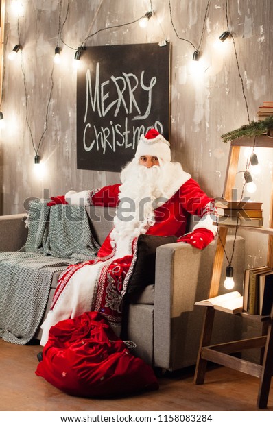 Santa Claus Home Alone St Nicholas Stock Photo Edit Now