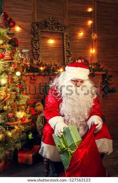 Santa Claus Living Room Santa Claus Stock Photo Edit Now