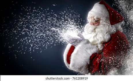Santa Claus and magic night 