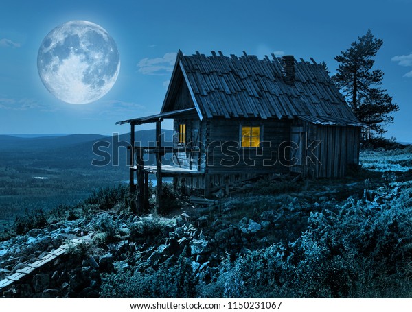 Santa Claus Secret Cottage On Lapland Stock Photo Edit Now