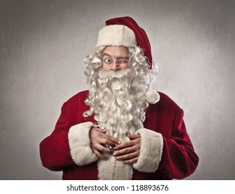 Santa Claus Winking