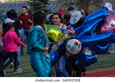 Santa Fe, New Mexico, USA 05/23/2019 Graduation At Capital High School 