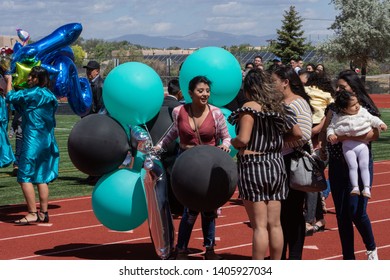 Santa Fe, New Mexico, USA 05/23/2019 Graduation At Capital High School 