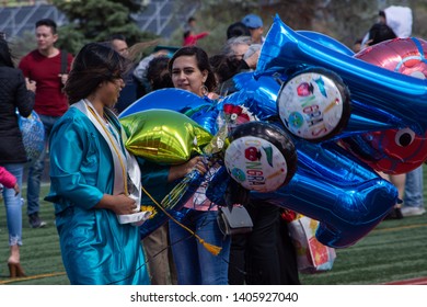 Santa Fe, New Mexico, USA 05/23/2019 Graduation At Capital High School 