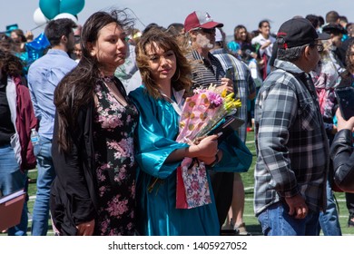 Santa Fe, New Mexico, USA 05/23/2019 Graduation At Capital High School 