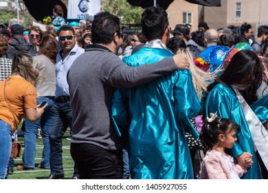 Santa Fe, New Mexico, USA 05/23/2019 Graduation At Capital High School 