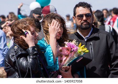 Santa Fe, New Mexico, USA 05/23/2019 Graduation At Capital High School 