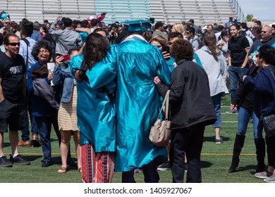 Santa Fe, New Mexico, USA 05/23/2019 Graduation At Capital High School 