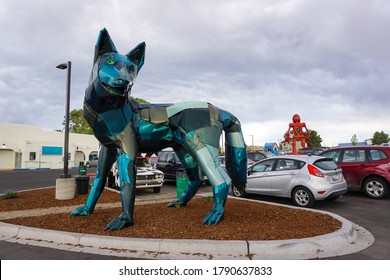 Santa Fe, NM / USA - July 5, 2016: Meow Wolf Art Collective Public Art.