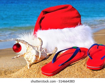 xmas flip flops