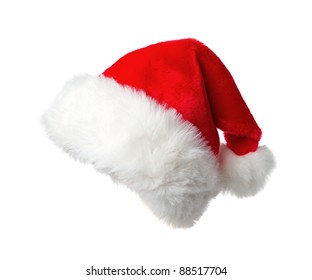 Santa Hat Isolated On White Background