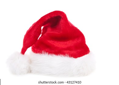 Santa Hat Isolated White Background Stock Photo 43127410 | Shutterstock