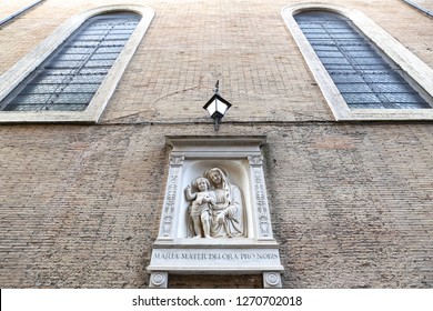 Santa Maria Dell Anima Church In Rome City, Italy