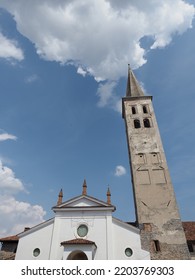 Santa Maria Maggiore Translation St Mary Major Church In Candelo, Italy