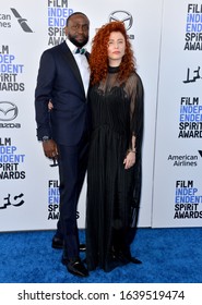 SANTA MONICA, CA: 08, 2020: Byron Bowers & Alma Harel At The 2020 Film Independent Spirit Awards.
Picture: Paul Smith/Featureflash